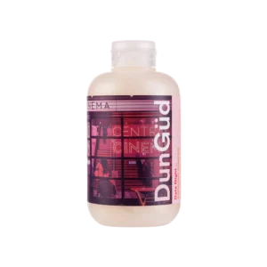 Fles hydraterende DunGüd Date Night shampoo met een etiket waarop een bioscoopscène staat afgebeeld.