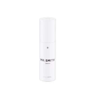 Witte fles van 100 ml Mr. Smith Leave In haarverzorgingsproduct met minimalistisch design.